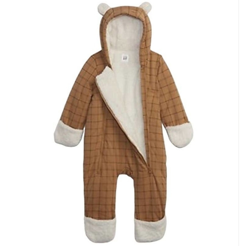 GAP Baby Sherpa Bear One-Piece Outerwear 12-18M